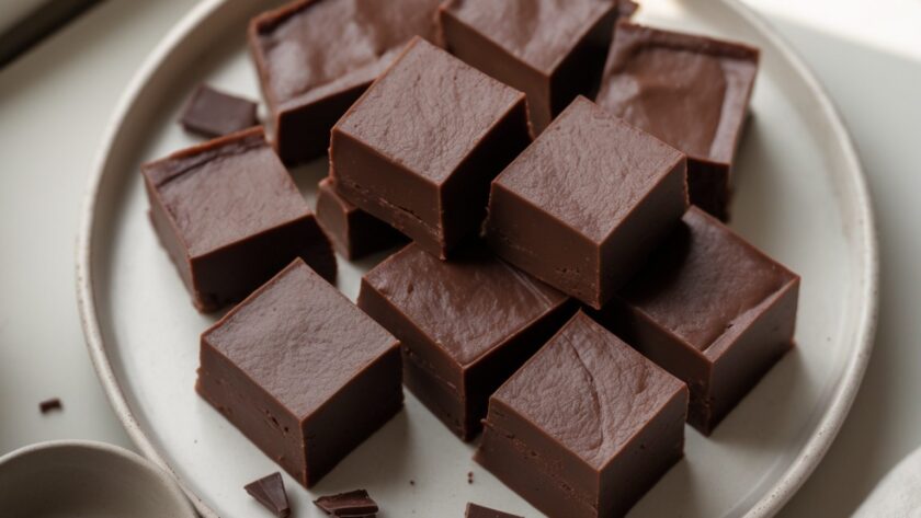 Martha Stewart-Inspired 5-Minute Fudge ready to serve