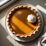 Martha Stewart-Inspired 5-Spice Pumpkin Pie ready to serve