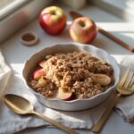Martha Stewart-Inspired Apple Crisp ready to serve