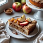 Martha Stewart-Inspired Apple Pie Cake ready to serve