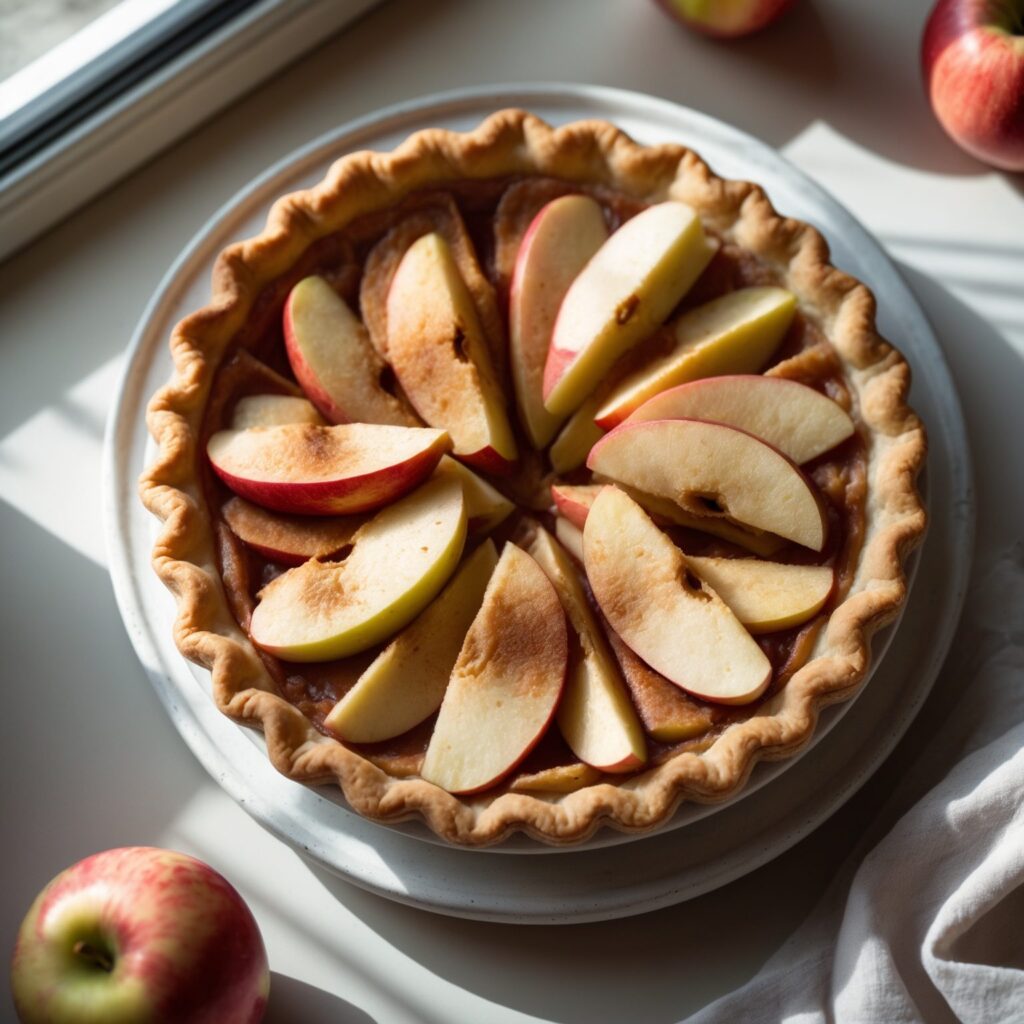 Martha Stewart-Inspired Apple Pie ready to serve
