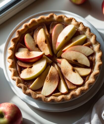 Martha Stewart-Inspired Apple Pie ready to serve
