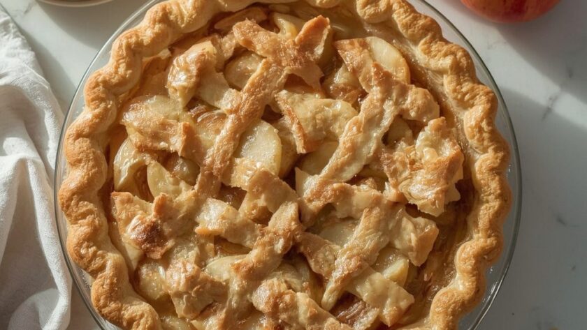 Martha Stewart-Inspired Apple Pie ready to serve
