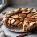 Close-up of Martha Stewart-Inspired Apple Pie showing its texture