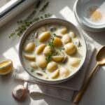 Martha Stewart-Inspired Clam Chowder ready to serve