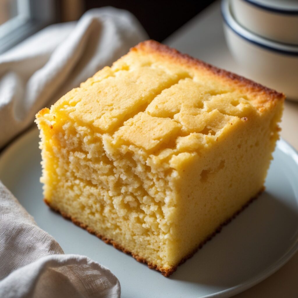Martha Stewart-Inspired Cornbread ready to serve