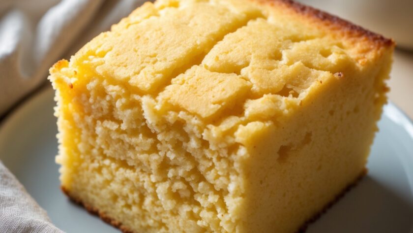 Martha Stewart-Inspired Cornbread ready to serve