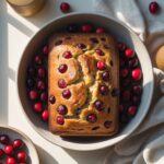 Martha Stewart-Inspired Cranberry Bread ready to serve