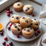 Martha Stewart-Inspired Cranberry Muffins ready to serve