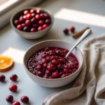 Martha Stewart-Inspired Cranberry Sauce ready to serve