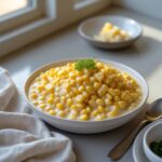 Martha Stewart-Inspired Creamed Corn ready to serve