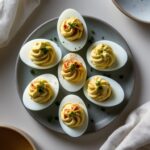 Martha Stewart-Inspired Deviled Eggs ready to serve