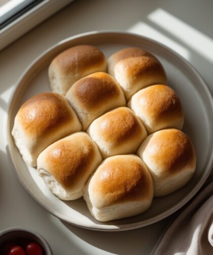 Martha Stewart-Inspired Dinner Rolls ready to serve