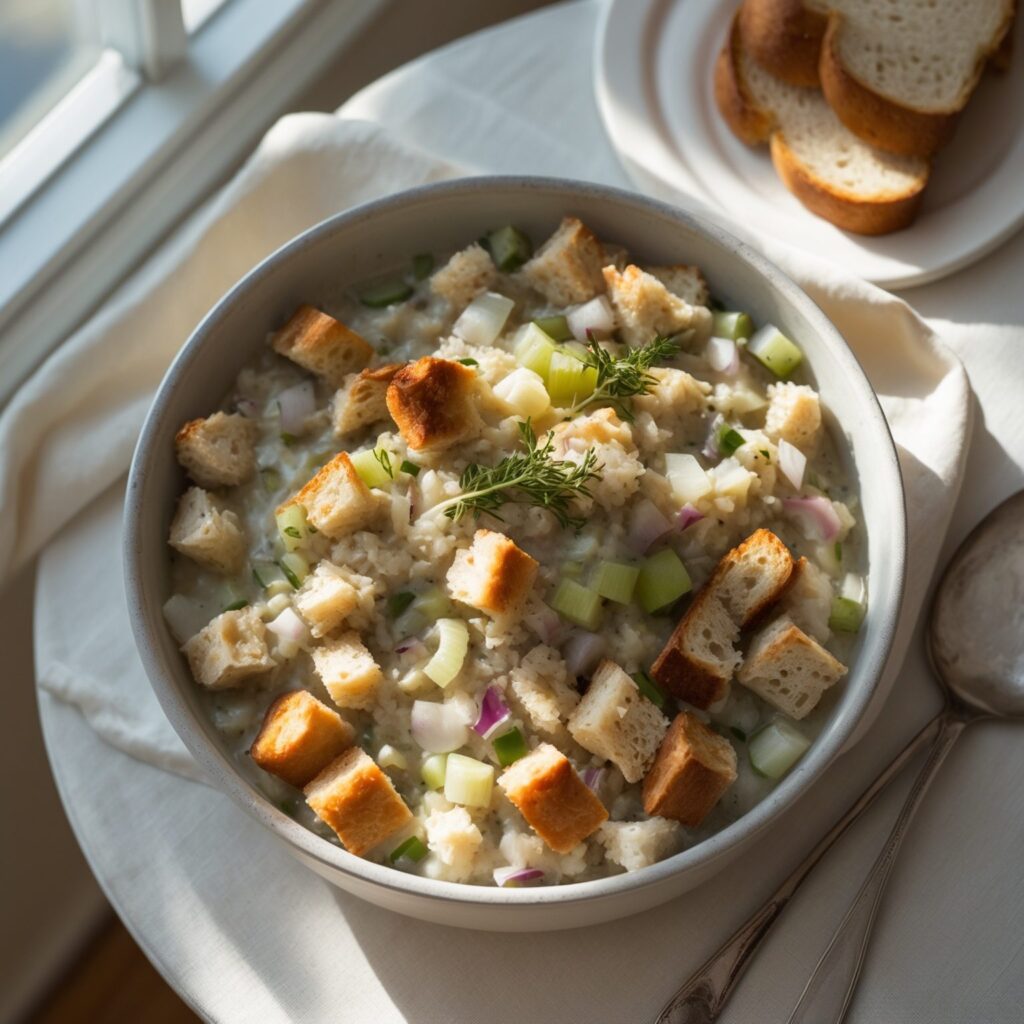 Martha Stewart-Inspired Dressing ready to serve