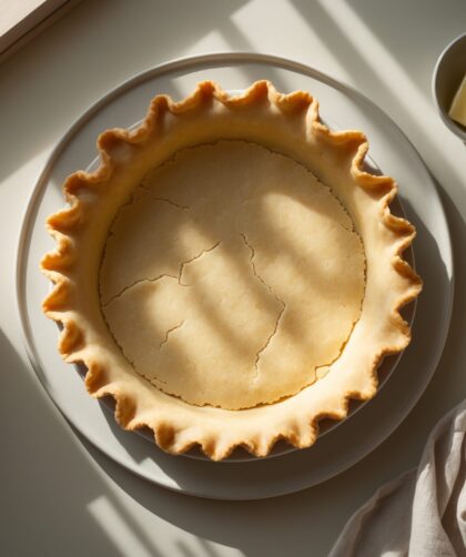 Martha Stewart-Inspired Flaky All-Butter Pie Crust ready to serve