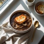 Martha Stewart-Inspired French Onion Soup ready to serve