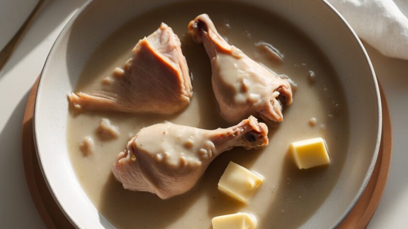 Martha Stewart-Inspired Make-Ahead Turkey Gravy ready to serve