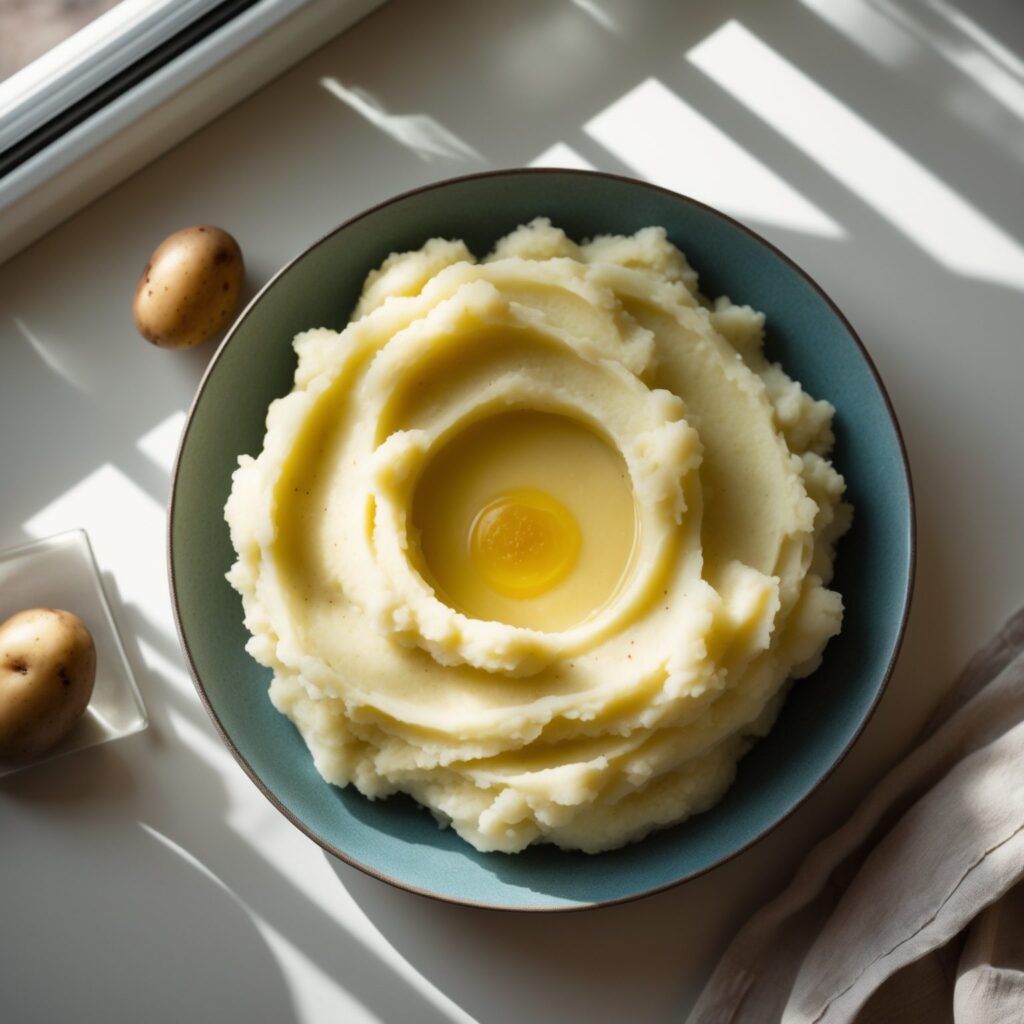 Martha Stewart-Inspired Mashed Potatoes ready to serve
