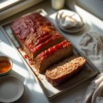 Martha Stewart-Inspired Meatloaf ready to serve
