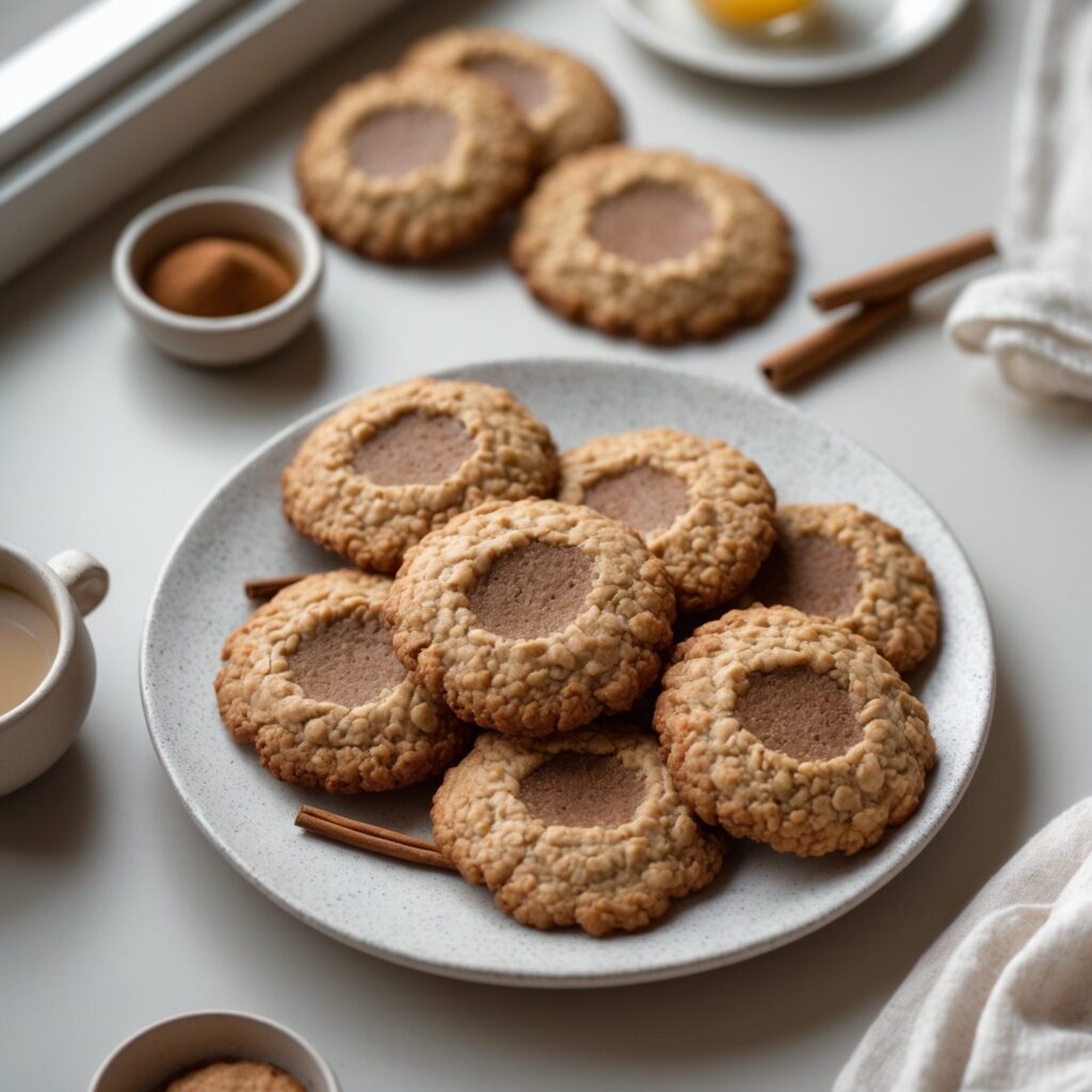 Martha Stewart-Inspired Oatmeal Cookies ready to serve