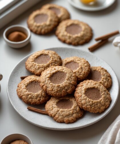 Martha Stewart-Inspired Oatmeal Cookies ready to serve