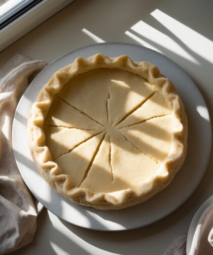 Martha Stewart-Inspired Pâte Brisée ready to serve
