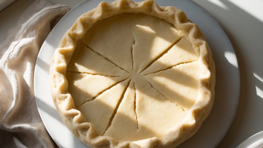 Martha Stewart-Inspired Pâte Brisée ready to serve