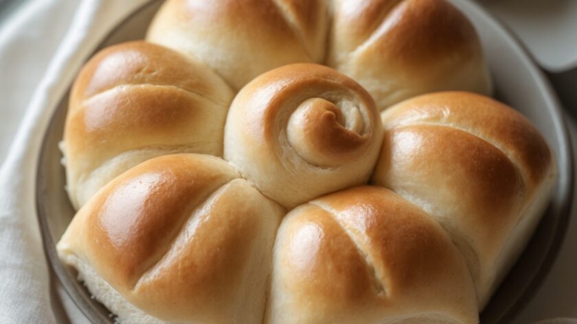 Martha Stewart-Inspired Parker House Rolls ready to serve