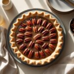 Martha Stewart-Inspired Pecan Pie ready to serve