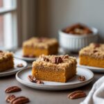 Close-up of Martha Stewart-Inspired Pumpkin Squares showing its texture