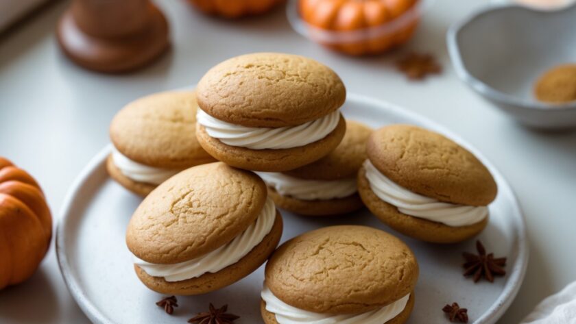 Martha Stewart-Inspired Pumpkin Whoopie Pies ready to serve