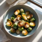 Martha Stewart-Inspired Roasted Brussels Sprouts ready to serve