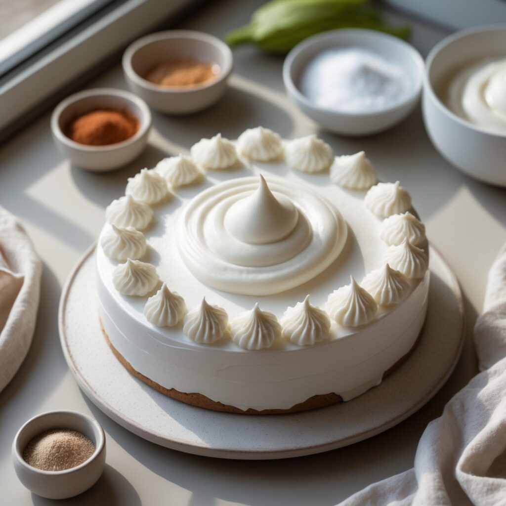 Martha Stewart-Inspired Royal Icing ready to serve