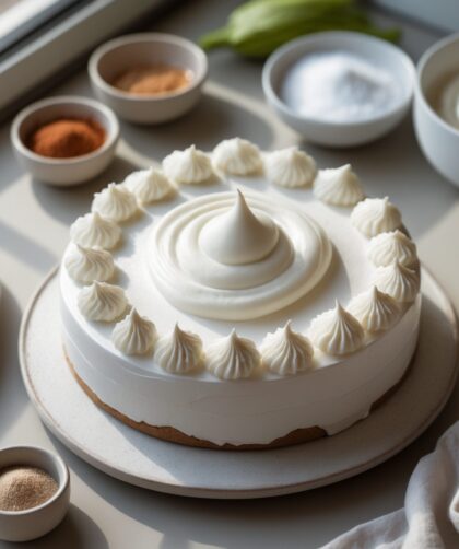 Martha Stewart-Inspired Royal Icing ready to serve