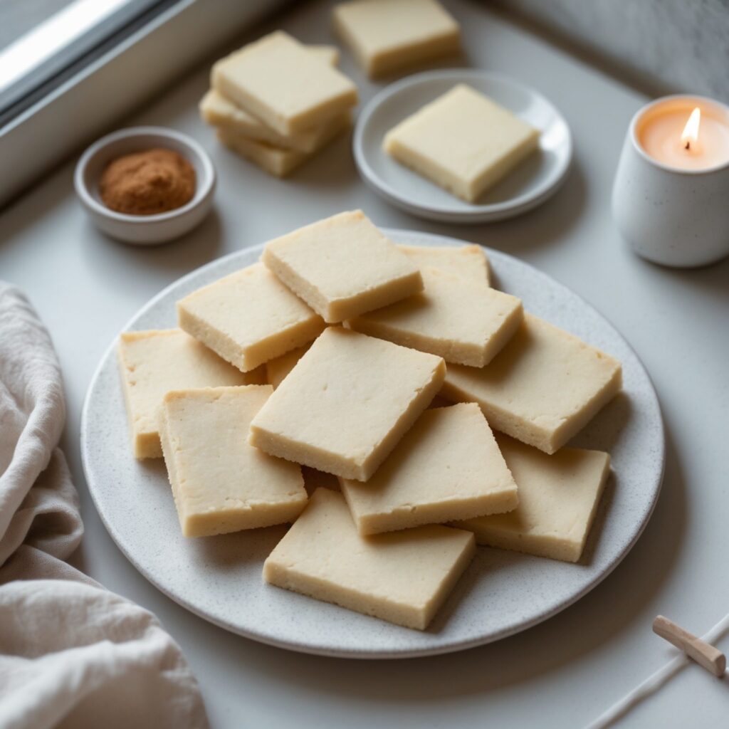 Martha Stewart-Inspired Shortbread Cookies ready to serve