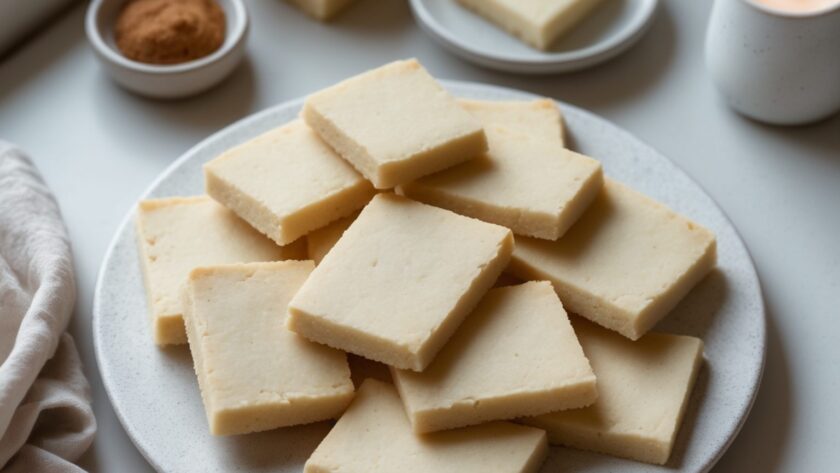 Martha Stewart-Inspired Shortbread Cookies ready to serve