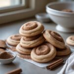 Close-up of Martha Stewart-Inspired Snickerdoodles showing its texture