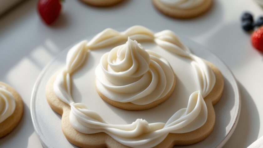 Martha Stewart-Inspired Sugar Cookie Icing ready to serve