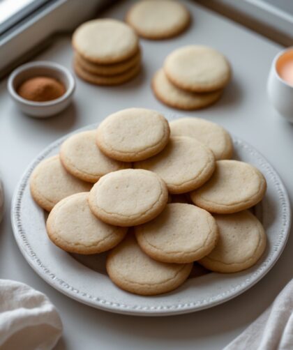 Martha Stewart-Inspired Sugar Cookies ready to serve