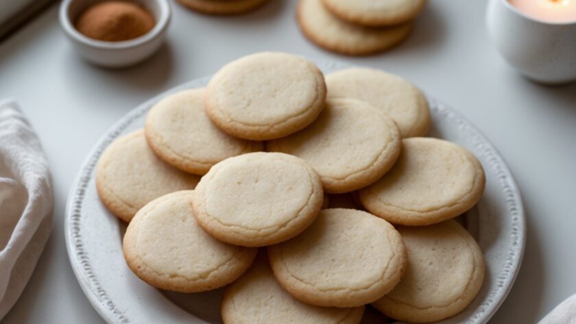 Martha Stewart-Inspired Sugar Cookies ready to serve