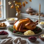 Close-up of Martha Stewart-Inspired Thanksgiving showing its texture
