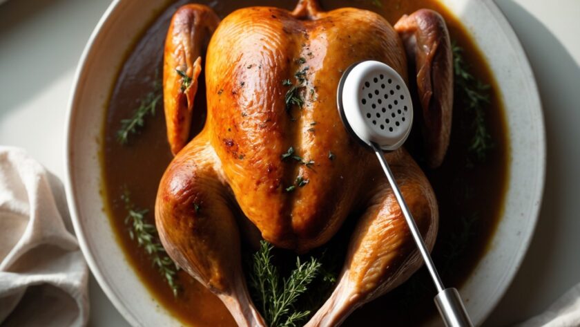 Martha Stewart-Inspired Turkey Baster ready to serve