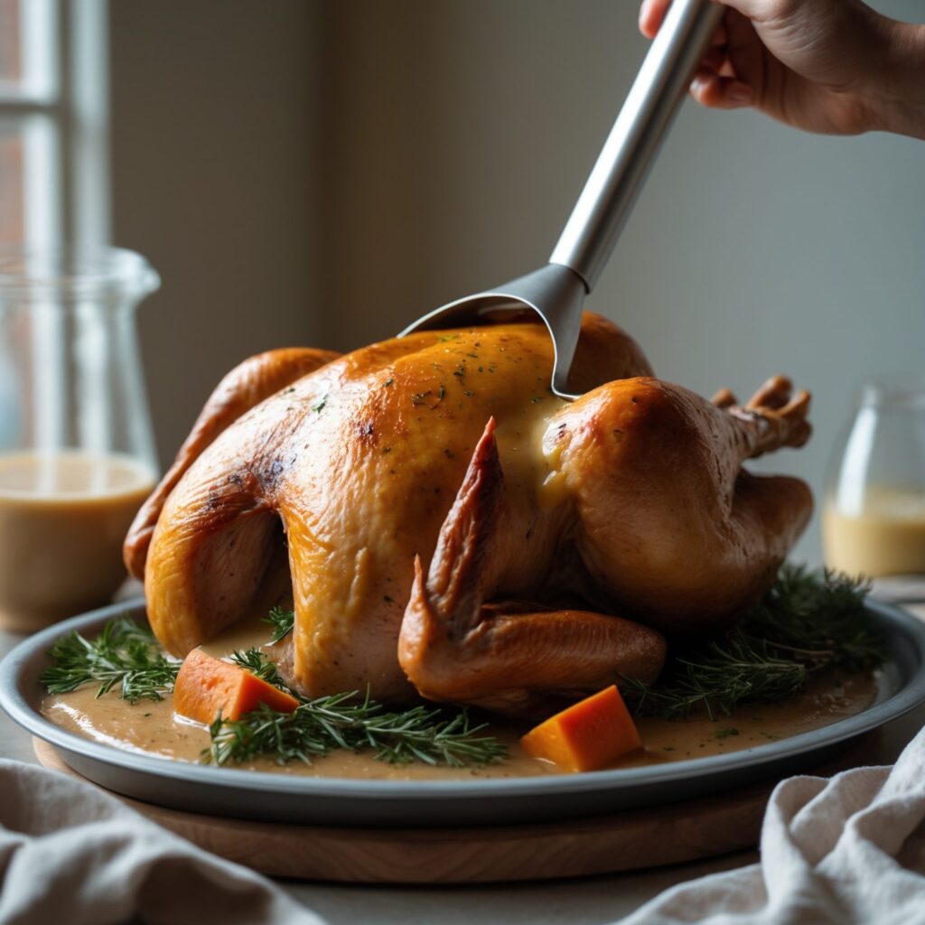 Close-up of Martha Stewart-Inspired Turkey Baster showing its texture
