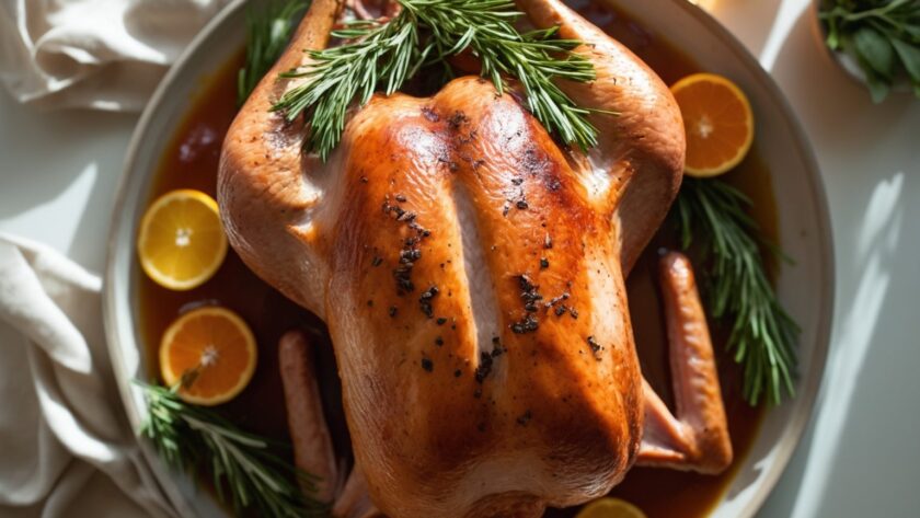 Martha Stewart-Inspired Turkey Brine ready to serve