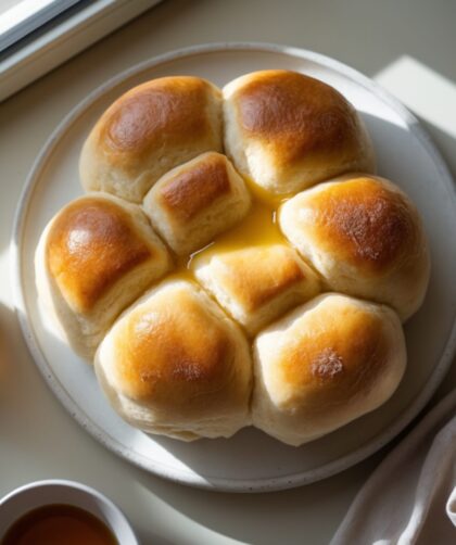 Martha Stewart-Inspired Yeast Rolls ready to serve